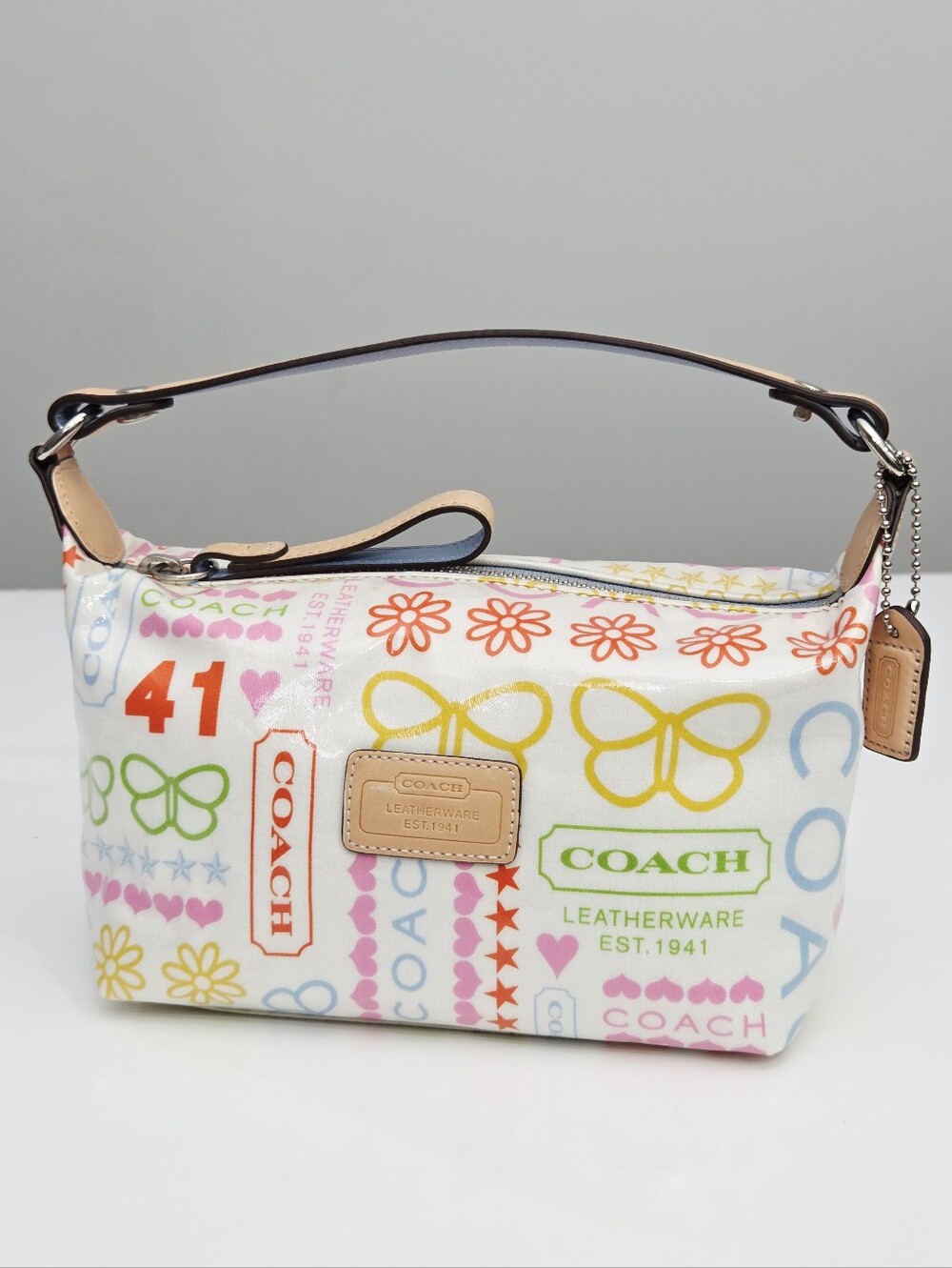 COACH Y2K RAINBOW GRAFFITI BUTTERFLY MINI DEMI DOODLE BAG